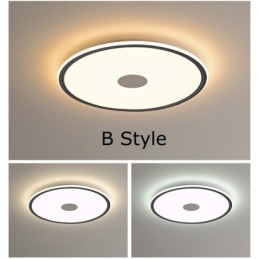 Lampada da soffitto LED dimmerabile rotonda nordica in acrilico, 3,5 cm