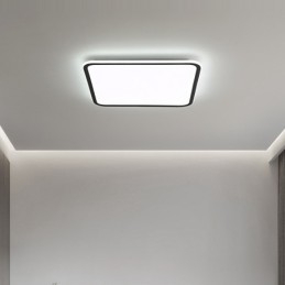 Lampada da soffitto da incasso quadrata moderna dimmerabile per interni