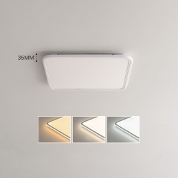Lampada da soffitto da incasso quadrata moderna dimmerabile per interni