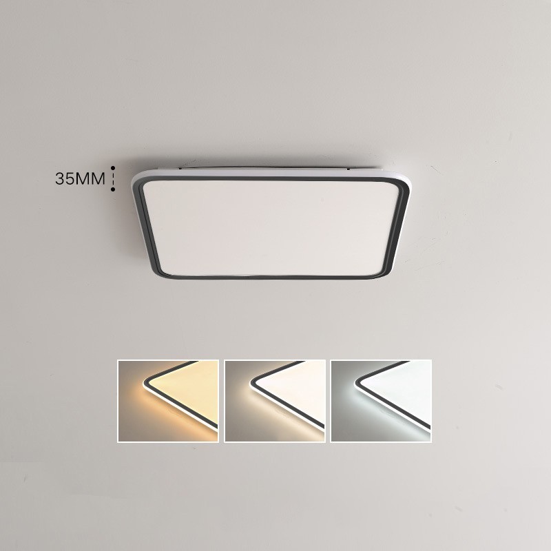 Lampada da soffitto da incasso quadrata moderna dimmerabile per interni