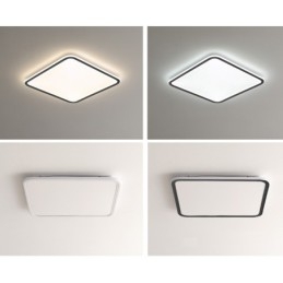 Lampada da soffitto da incasso quadrata moderna dimmerabile per interni