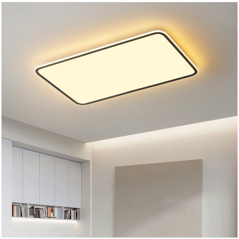 Lampada da soffitto rettangolare moderna dimmerabile a filo