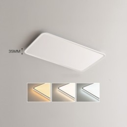 Lampada da soffitto rettangolare moderna dimmerabile a filo