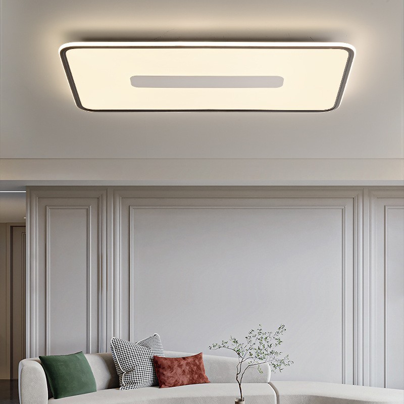 Plafoniera LED rettangolare dimmerabile da soffitto a filo, protezione occhi, 90 x 50 x 3,5 cm