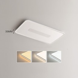 Plafoniera LED rettangolare dimmerabile da soffitto a filo, protezione occhi, 90 x 50 x 3,5 cm