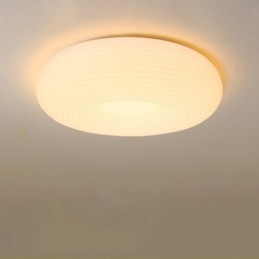 Plafoniera moderna rotonda a filo con protezione occhi a spettro completo dimmerabile
