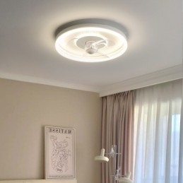 Lampada da soffitto LED rotonda ultra sottile dimmerabile da incasso con protezione per gli occhi