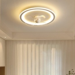 Plafoniera LED rotonda nordica ultra sottile dimmerabile da incasso con protezione occhi