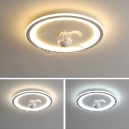 Plafoniera LED rotonda nordica ultra sottile dimmerabile da incasso con protezione occhi