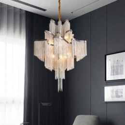 Lampadario a sospensione di design con nappe, extra large