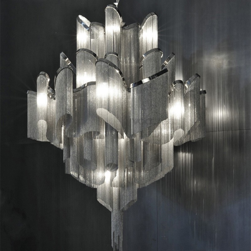 Lampadario a sospensione di design con nappe, extra large