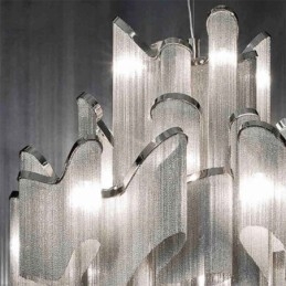 Lampadario a sospensione di design con nappe, extra large