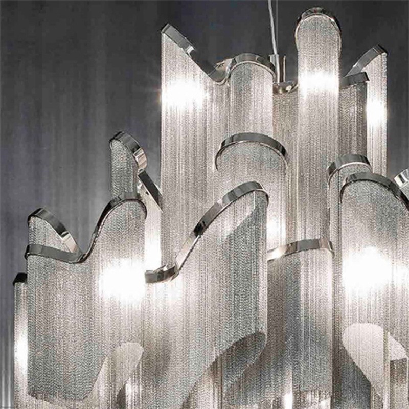 Lampadario a sospensione di design con nappe, extra large