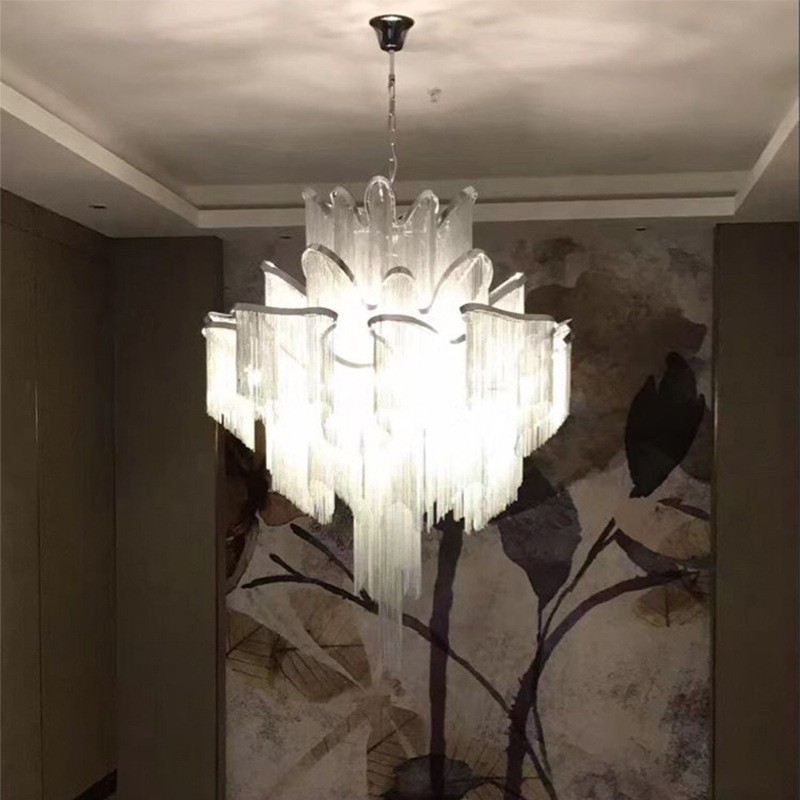 Lampadario a sospensione di design con nappe, extra large