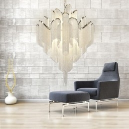 Lampadario a sospensione di design con nappe, extra large
