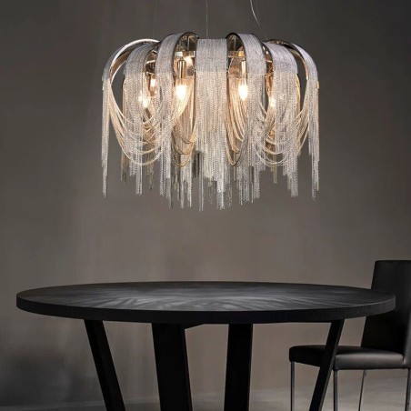 Lampadario a sospensione di design Tassels Extra Large