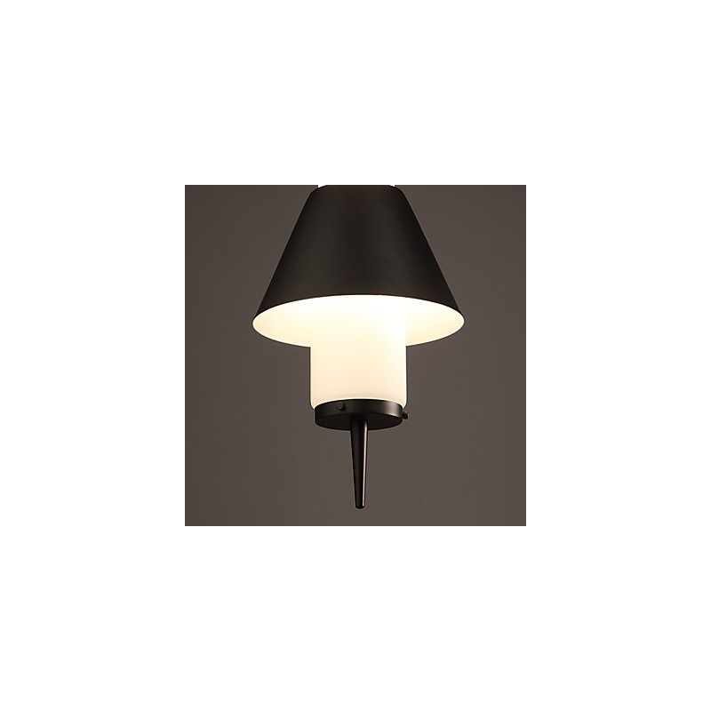 Lampadario a sospensione mini moderno contemporaneo in metallo nero