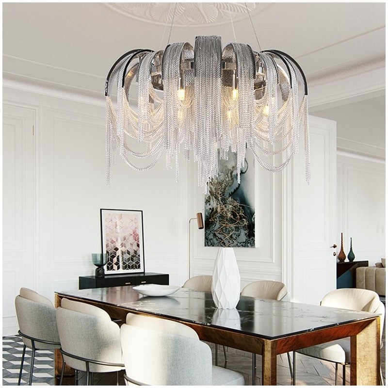 Lampadario a sospensione di design Tassels Extra Large