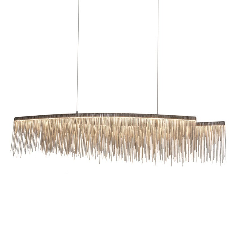 Lampada a sospensione Tassels Extra Large in metallo galvanosteggiato