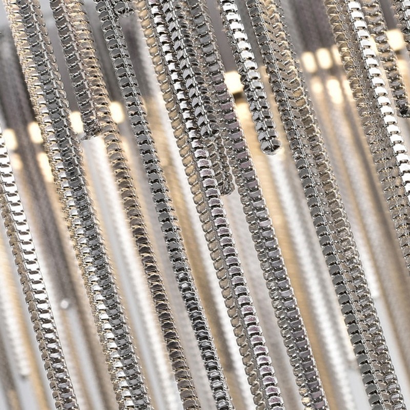 Lampada a sospensione Tassels Extra Large in metallo galvanosteggiato