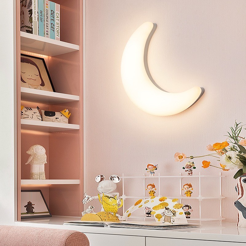 Applique da parete LED luna nordica per cameretta bambini 20 W