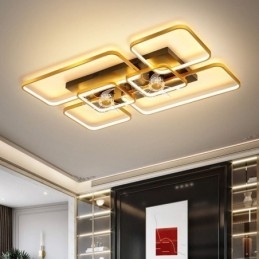 Lampada ventilatore da soffitto LED Decor in acrilico
