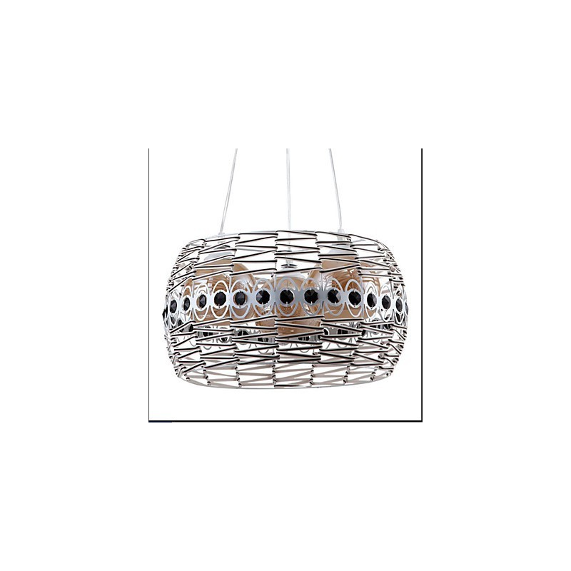 Lampadario a sospensione in rattan intrecciato a mano Art