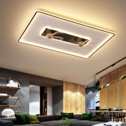 Lampada ventilatore da soffitto LED Decor in acrilico
