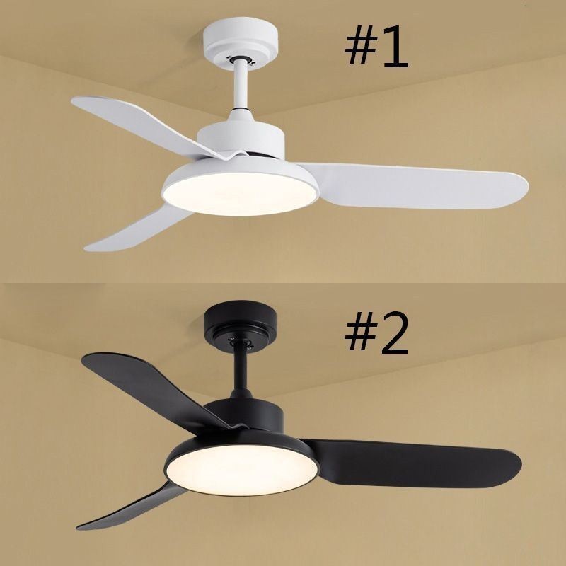Lampada ventilatore da soffitto moderna minimalista 36 W 2880 lm con telecomando