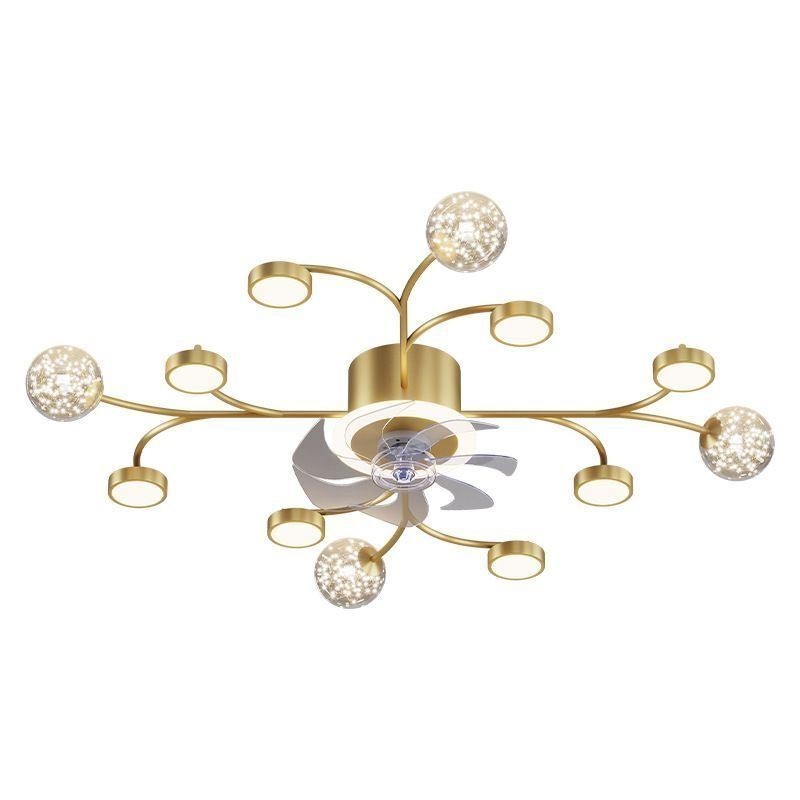 Lampadario da soffitto con ventilatore LED moderno semplice