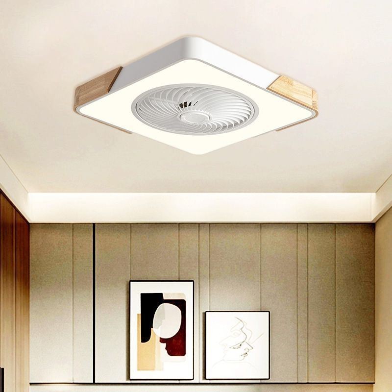 Plafoniera LED con ventilatore moderno semplice 36 W 50 x 50 x 20 cm