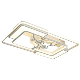 Ventilatore da soffitto LED rettangolare moderno 148 W con telecomando