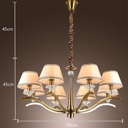 Lampadario in metallo ottone stile candela classico moderno contemporaneo rustico vintage country