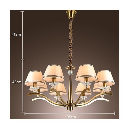 Lampadario in metallo ottone stile candela classico moderno contemporaneo rustico vintage country