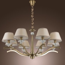 Lampadario in metallo ottone stile candela classico moderno contemporaneo rustico vintage country