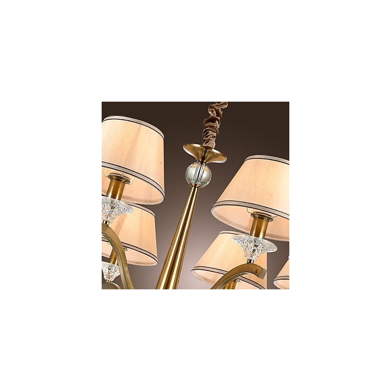 Lampadario in metallo ottone stile candela classico moderno contemporaneo rustico vintage country