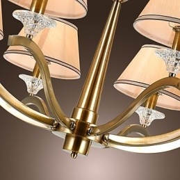 Lampadario in metallo ottone stile candela classico moderno contemporaneo rustico vintage country