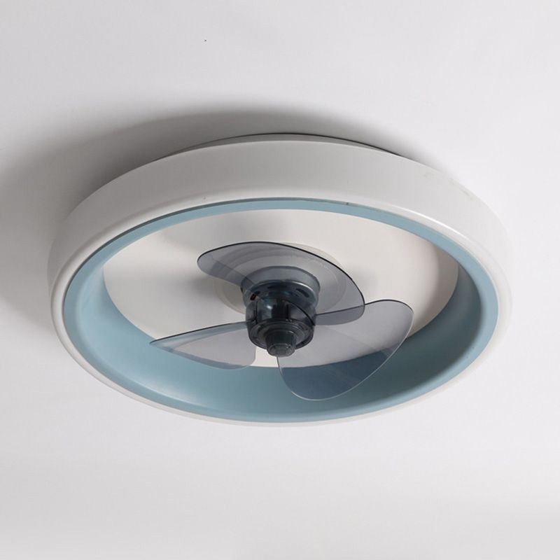 Ventilatore da soffitto LED moderno con telecomando 48 W 50 × 12 cm