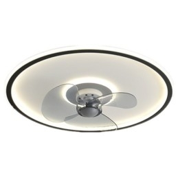 Ventilatore da soffitto con luce LED Macaron e telecomando