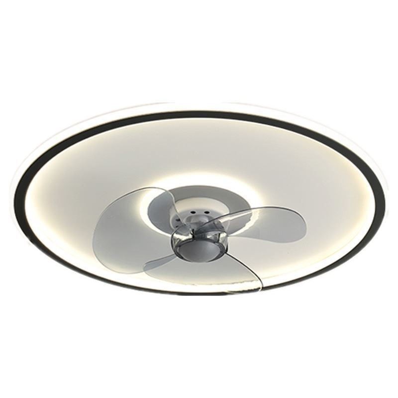Ventilatore da soffitto con luce LED Macaron e telecomando