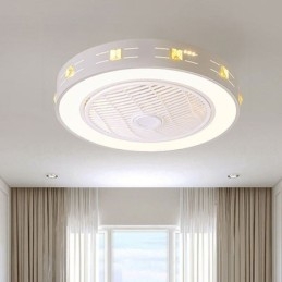 Ventilatore da soffitto ultrasottile invisibile con luce LED