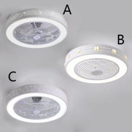 Ventilatore da soffitto ultrasottile invisibile con luce LED