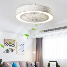 Ventilatore da soffitto ultrasottile invisibile con luce LED