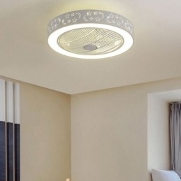 Ventilatore da soffitto ultrasottile invisibile con luce LED