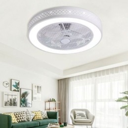 Ventilatore da soffitto ultrasottile invisibile con luce LED