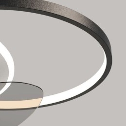 Lampada da soffitto LED con ventilatore moderno semplice 48 W 3840 lm con telecomando
