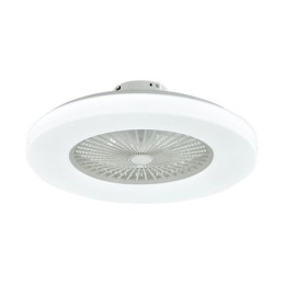 Ventilatore da soffitto LED tricromatico dimmerabile con telecomando, 3 velocità, 5 pale
