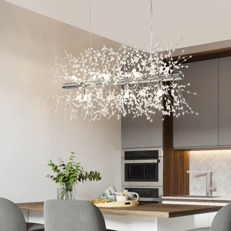 Lampada a sospensione moderna Firework Pendant Light 9 luci E9 72x40 cm
