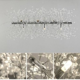 Lampada a sospensione moderna Firework Pendant Light 9 luci E9 72x40 cm
