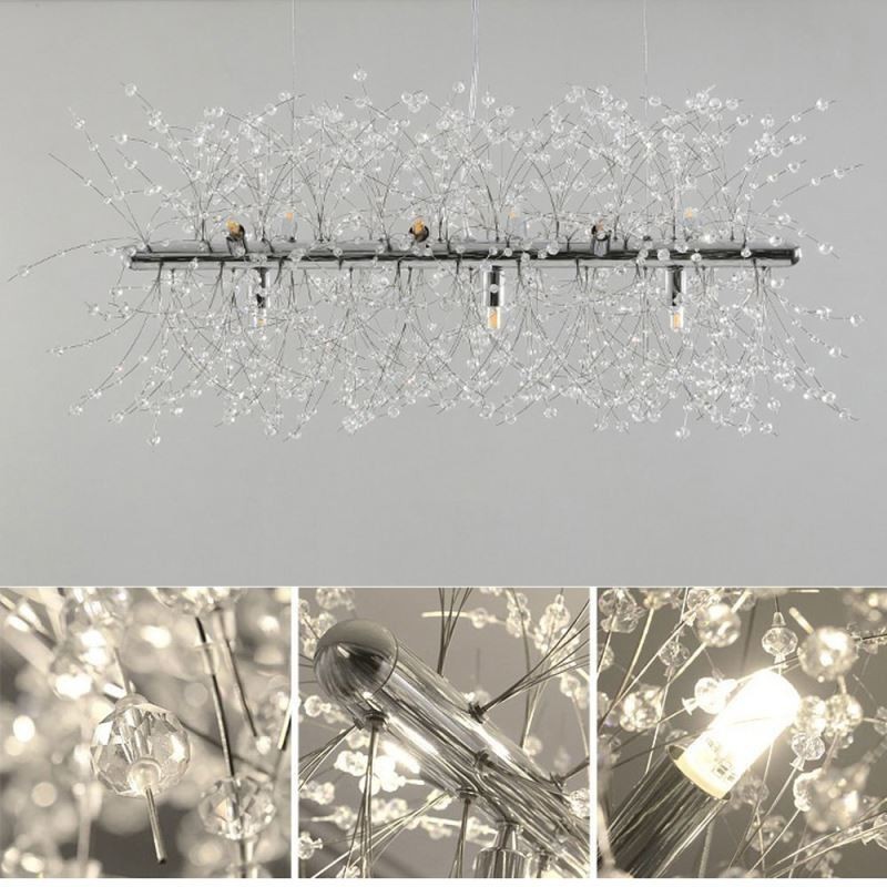 Lampada a sospensione moderna Firework Pendant Light 9 luci E9 72x40 cm